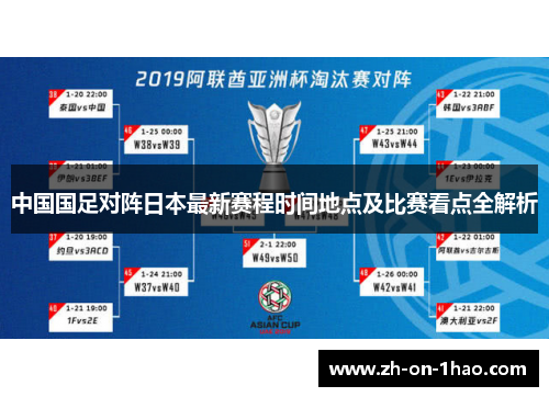 中国国足对阵日本最新赛程时间地点及比赛看点全解析